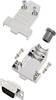 Kit embase SUB-D mâle Nombre de pôles: 15 encitech DTNT09-M-HDP15-K 6355-0071-01 180 ° fût à souder 1 set