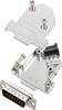 Kit embase SUB-D mâle Nombre de pôles: 15 encitech D45NT15-M-DBP-K 6355-0072-02 45 ° fût à souder 1 set