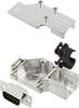 Kit embase SUB-D mâle Nombre de pôles: 15 encitech DCMR-FK-09-HDP15-K 6355-0066-01 90 ° fût à souder 1 set