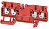 Weidmüller 1521710000 Borne de passage 5.1 mm ressort de traction rouge 100 pc(s)
