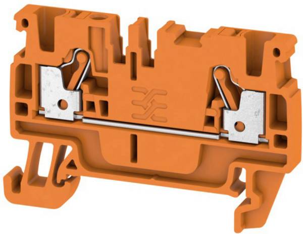 Weidmüller 1521930000 Borne de passage 5.1 mm ressort de traction  orange 100 pc(s)