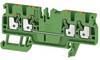 Weidmüller 1521770000 Borne de passage 5.1 mm ressort de traction vert 100 pc(s)