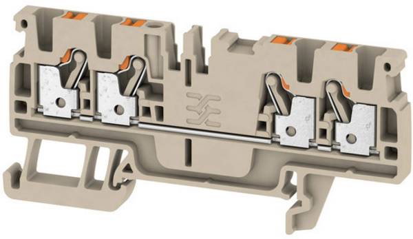 Weidmüller 1521690000 Borne de passage 5.1 mm ressort de traction  gris 100 pc(s)