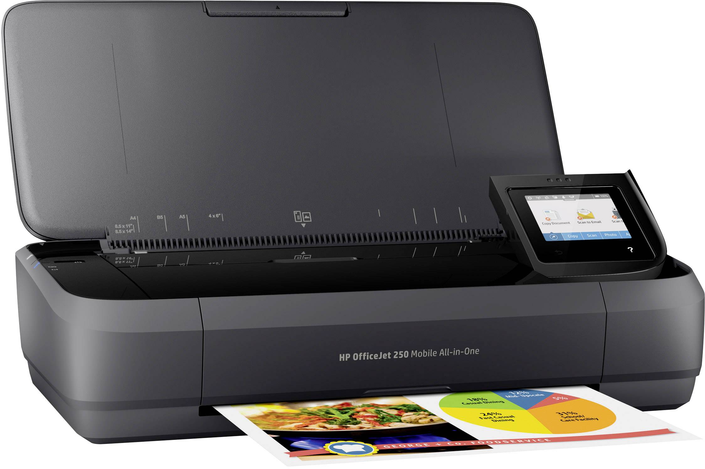Hp Officejet 250 All In One Imprimante Multifonction à Jet Dencre Couleur A4 Imprimante 2109