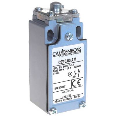 Camdenboss CE10.00.AM-CON CE10.00.AM-CON Interrupteur de fin de course 500 V poussoir à galet à rappel IP65 1 pc(s)-0