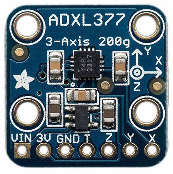 Capteur d'accélération Adafruit ADXL377 - High-G Triple-Axis ...