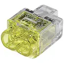 Borne de raccordement HellermannTyton HCPM-2 148-90036 flexible: 1-2.5 mm² rigide: 0.5-2.5 mm² Nombre de pôles: 2 jaune