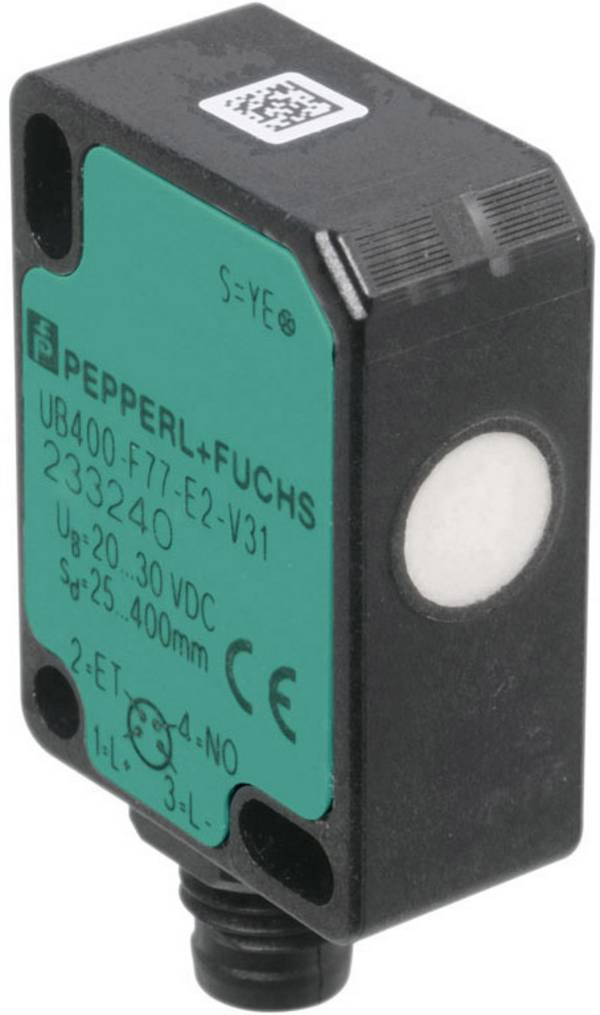 <br> Pepperl+Fuchs<br> Bouton poussoir à réflexion à ultrasons<br> ultrasonique<br> <br> <br> PNP, ouverture<br> UB100-F77-E3-V31<br> Piece<br>