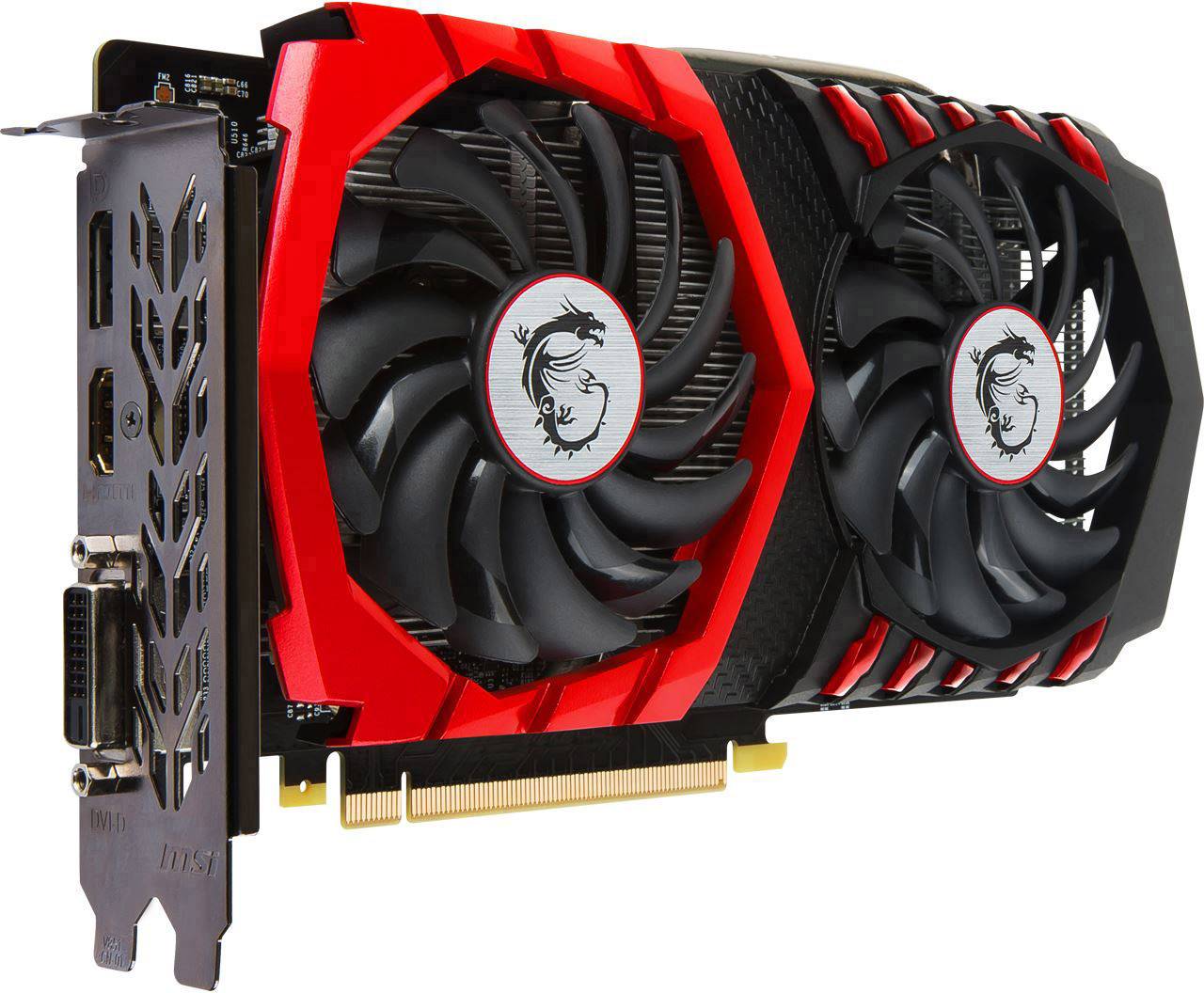 Carte Graphique Msi Gaming Nvidia Geforce Gtx1050 Gaming X 2 Gb Ram Gddr5x Pcie X16 Hdmi™ Dvi 8304