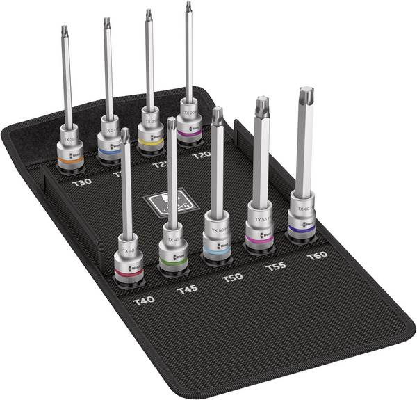 Jeu de douilles-embouts 9 pièces Wera 05004212001 Propulseur: 1/2" (12.5 mm) 1 pc(s)
