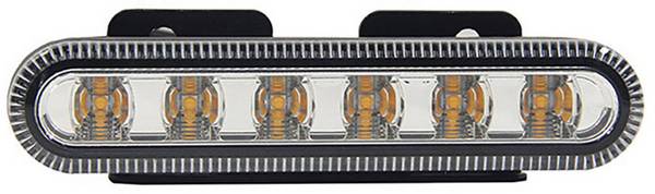 SecoRüt Clignotant avant Flash O TPF05Y 90505 12 V, 24 V via réseau de bord en saillie, encastré, montage par vissage orange