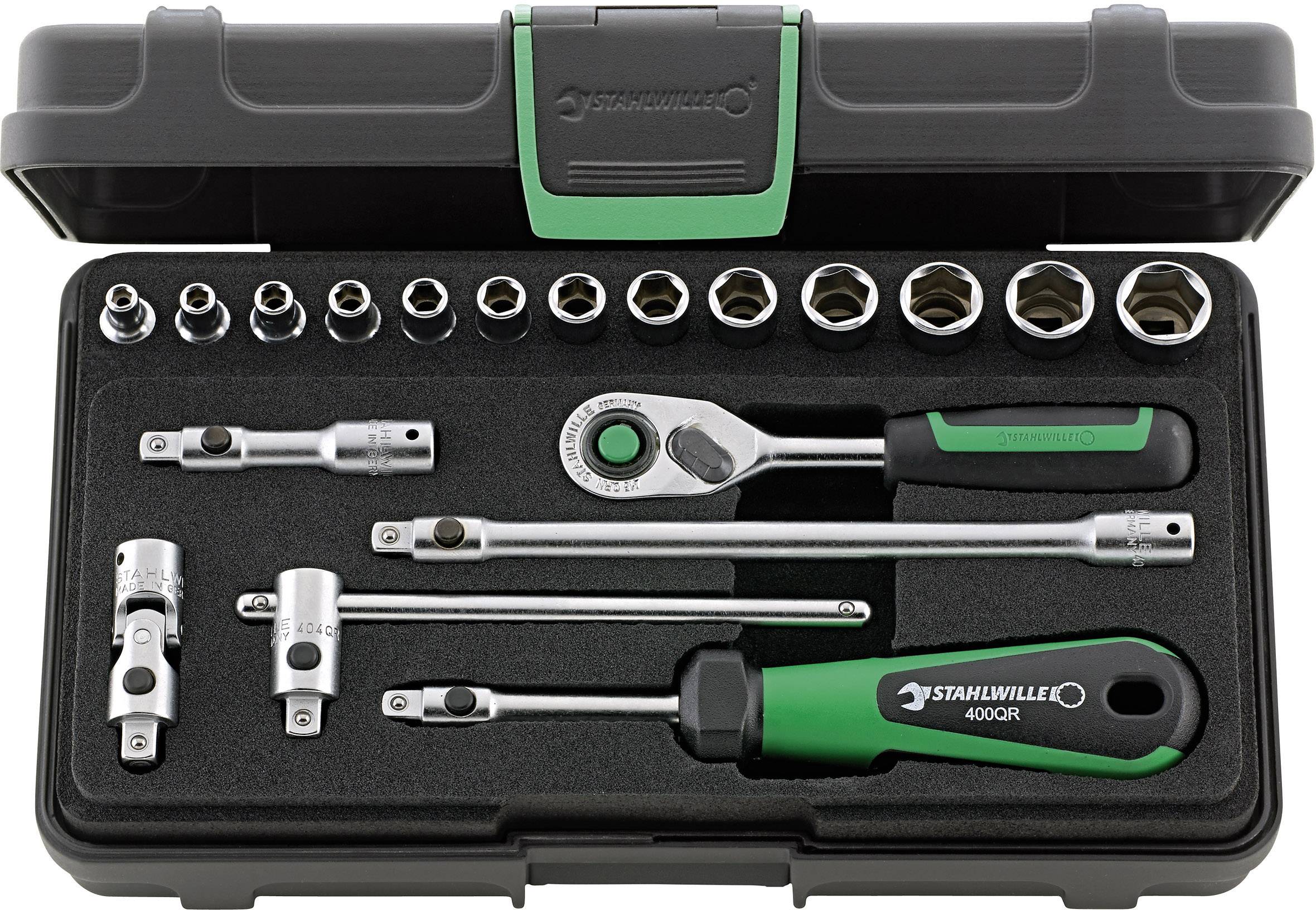 Stahlwille 40/13/6QR KN Jeu de clés à douille 1/4" (6.3 mm) 19 pièces 96011180