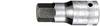 Douille-embout 6 pans intérieurs 4 mm Longueur: 28 mm Stahlwille 01120004 Propulseur: 1/4" (6.3 mm) 1 pc(s)