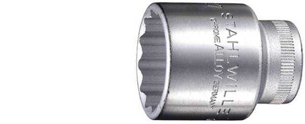Douille 12 pans extérieurs 8 mm Longueur: 38 mm Stahlwille 03010008 Propulseur: 1/2" (12.5 mm) 1 pc(s)