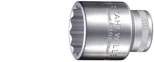Douille 12 pans extérieurs 17 mm Longueur: 38 mm Stahlwille 03010017 Propulseur: 1/2" (12.5 mm) 1 pc(s)
