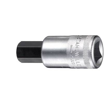 Douille-embout 6 pans intérieurs 12 mm Longueur: 60 mm Stahlwille 03050012 Propulseur: 1/2" (12.5 mm) 1 pc(s)