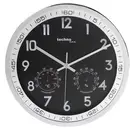 Horloge murale Techno Line WT 7981 à quartz 30 cm x 50 mm chrome