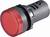 Bouton d'arrêt d'urgence rouge de forme cylindrique ; sert à l'arrêt immédiat en situation d'urgence.