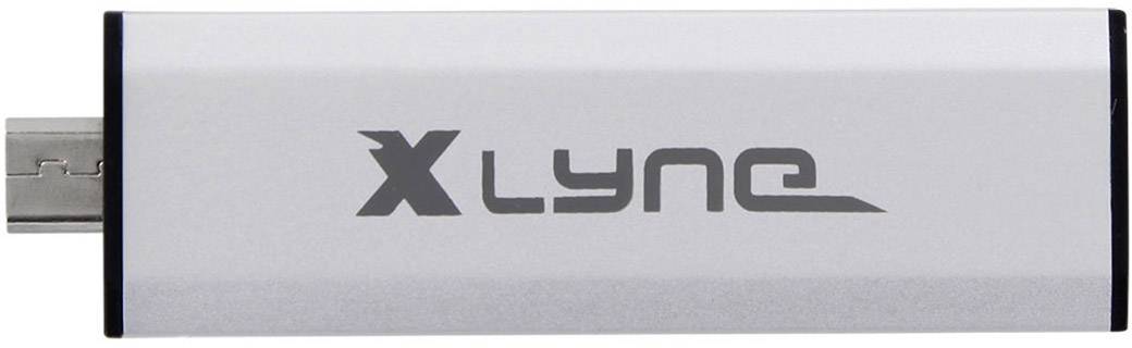 Xlyne "OTG" Mémoire supplémentaire USB pour smartphone/tablette argent 32 GB USB 3.1 (Gen 1), Micro USB 2.0