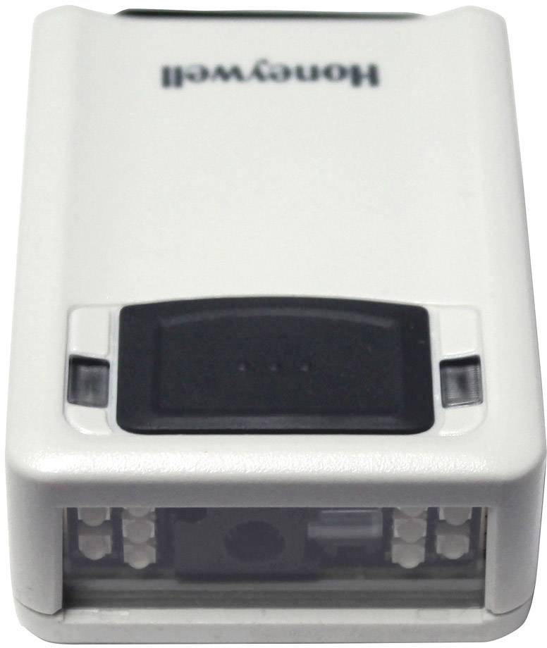 Un appareil électronique argenté avec un écran noir et le logo 'Honeywell' sur le dessus. Le but et la fonction ne sont pas apparents.