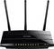 Routeur noir avec trois antennes et des symboles lumineux sur le devant, marque 'TP-LINK' et modèle 'AC1200'.