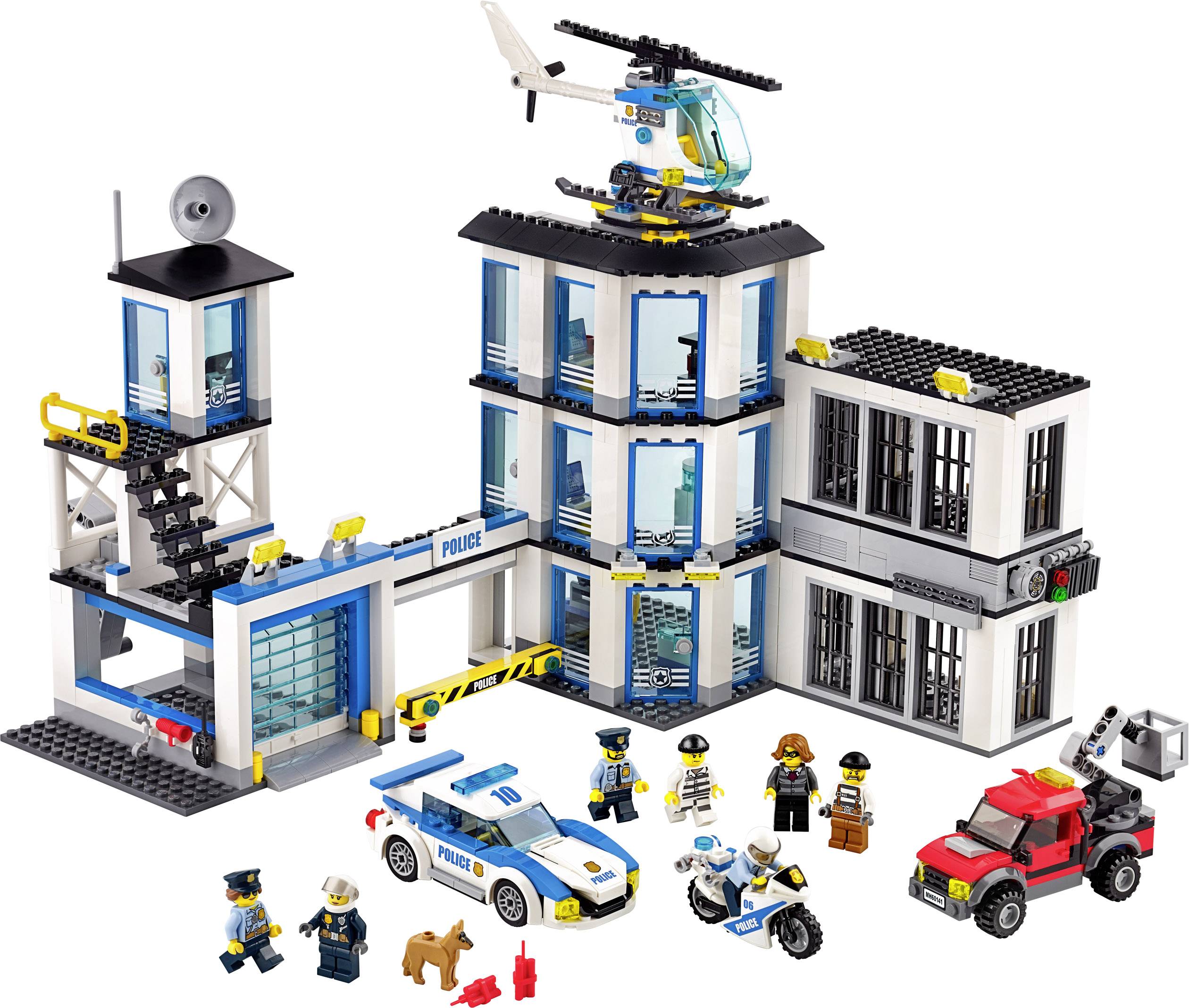 Le commissariat de police LEGO?� CITY 60141 Nombre de LEGO (pi?�ces)894 | Conrad.fr