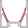 Barthelme 62399817 62399817 Bande réfléchissante Polymère (L x l x H) 10000 x 15.5 x 0.5 mm 1 pc(s)
