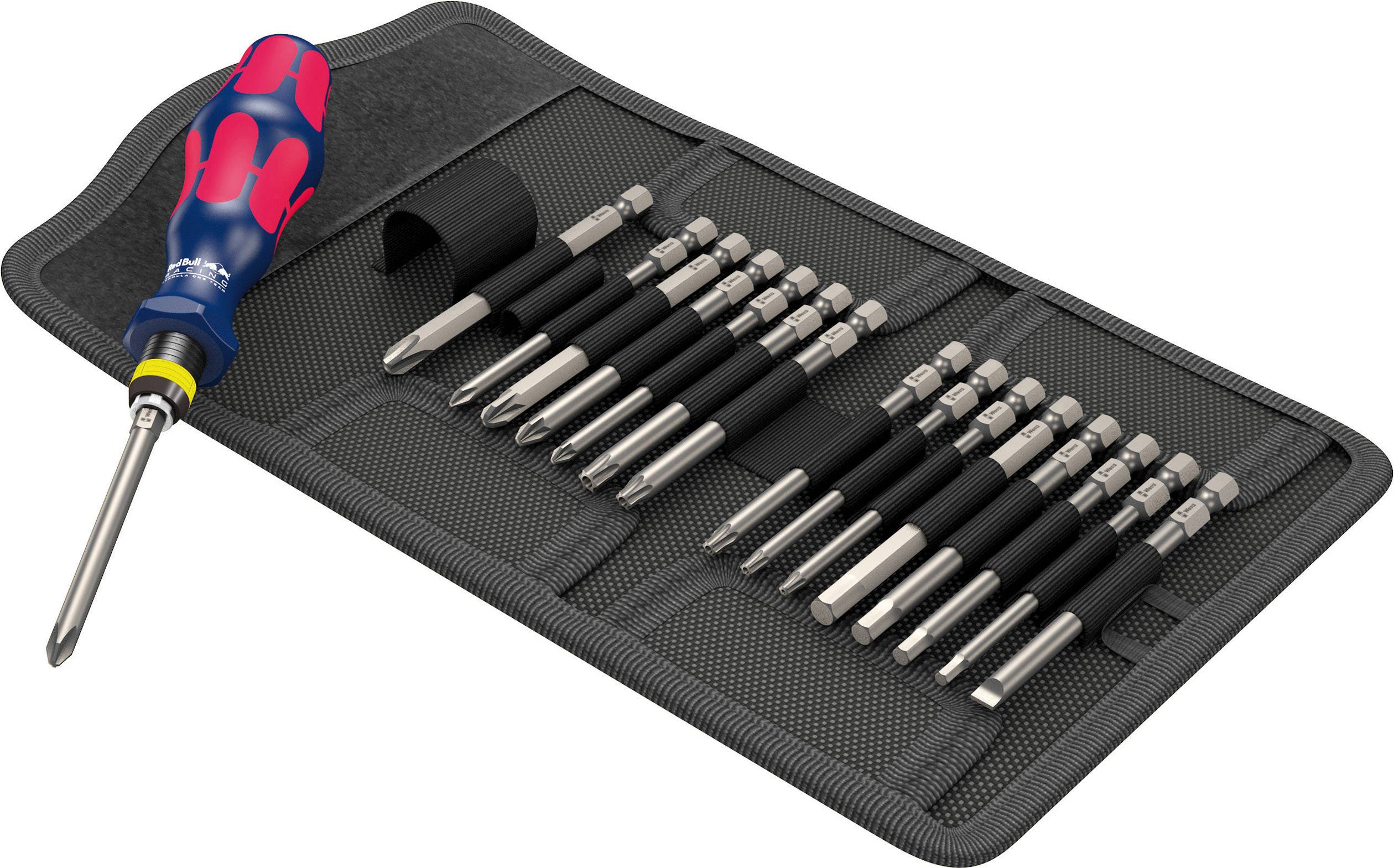 Tournevis porte-embouts Wera Kraftform Kompakt 60 Red Bull Racing Ed.