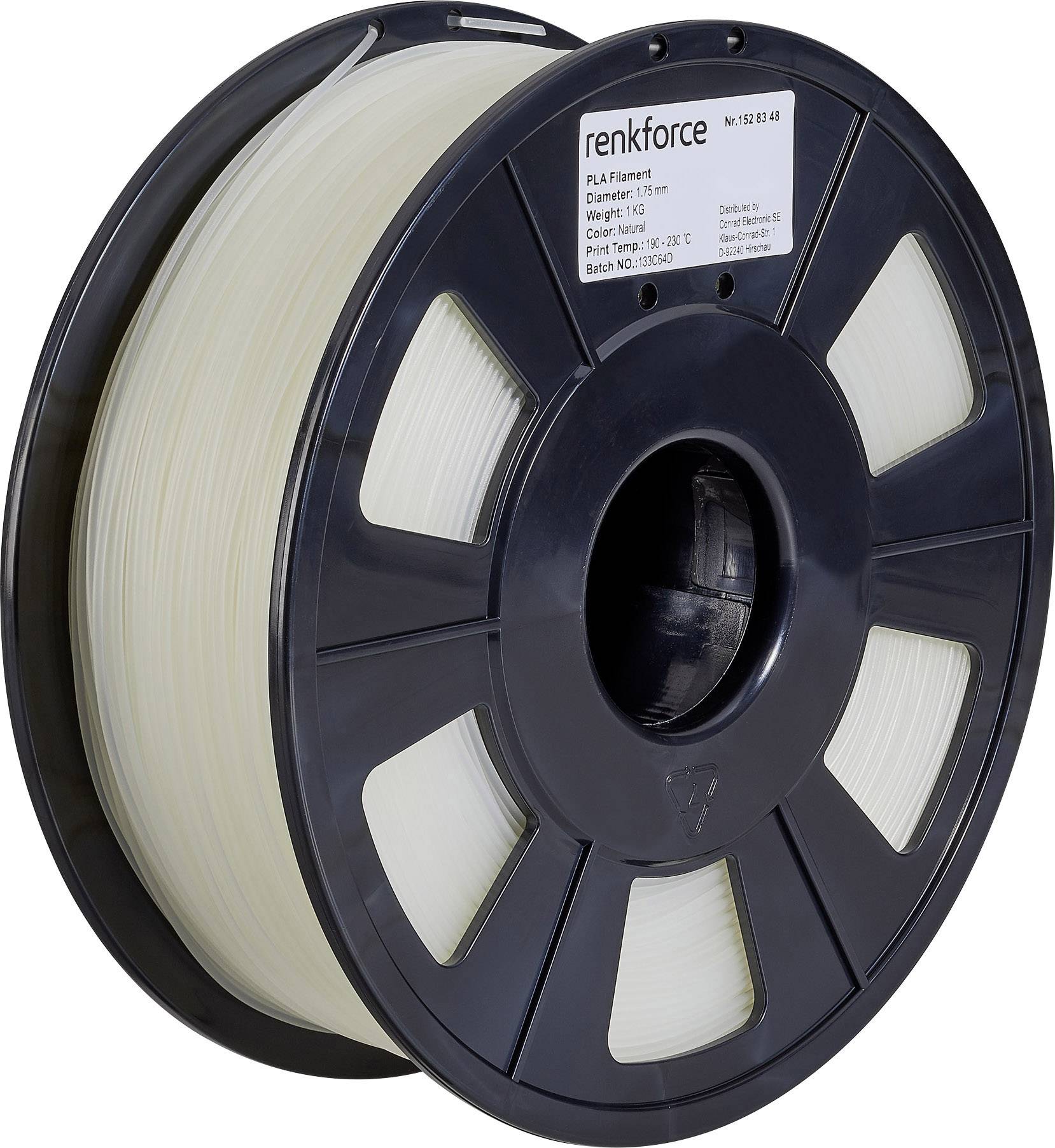 Renkforce RF-4511200 Filament PLA Pro 1.75 mm 1000 g transparent 1 pc(s)