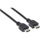 Câble de raccordement Manhattan HDMI Fiche mâle HDMI-A, Fiche mâle HDMI-A 10.00 m noir 353977 4K UHD, certifié UL Câble
