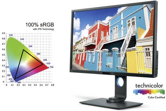 Moniteur LCD BenQ PD3200U CEE G (A - G) 81.3 cm 32 pouces 3840 x 2160 pixels 16:9 4 ms DisplayPort, HDMI™, USB 3.1 (Gen -4