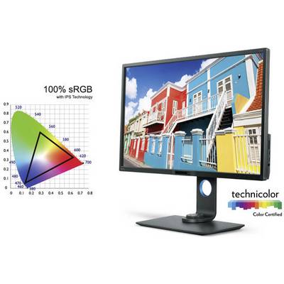 Moniteur LCD BenQ PD3200U CEE G (A - G) 81.3 cm 32 pouces 3840 x 2160 pixels 16:9 4 ms DisplayPort, HDMI™, USB 3.1 (Gen -4