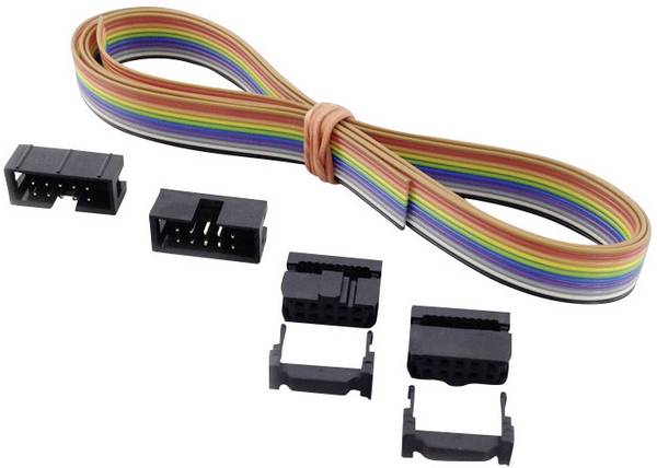 BKL Electronic 10122103 Jeu de connectique fil-à-carte avec décharge de traction Pas: 2.54 mm Nbr total de pôles: 10 Nbr de rangées: 2 1 set