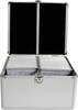 Mallette à CD MediaRange BOX76 300 CDs/DVDs/disques Blu-ray aluminium argent (l x H x P) 30.1 x 18 x 26.5 cm 1 pc(s)