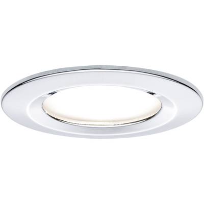 Spot LED encastrable pour salle de bains  Paulmann 93872 N/A 6.8 W Coin Slim chrome 