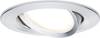 Luminaire à LED encastrable LED intégrée Paulmann Coin Slim 93902 N/A 6 W aluminium (brossé)