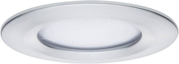 Paulmann Spot LED encastrable pour salle de bains jeu de 3 18 W aluminium (brossé)
