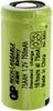 GP GPIND75AAHB Pile rechargeable spéciale 2/3 LR6 flat-top NiMH 1.2 V 750 mAh 1 pc(s)