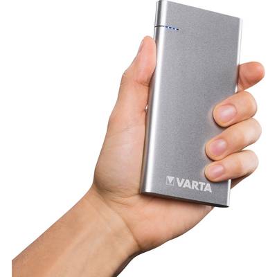 Varta Portable Slim Powerbank (batterie supplémentaire) 6000 mAh LiPo Micro USB argent affichage du statut-3
