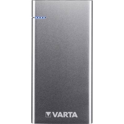 Varta Portable Slim Powerbank (batterie supplémentaire) 6000 mAh LiPo Micro USB argent affichage du statut-1