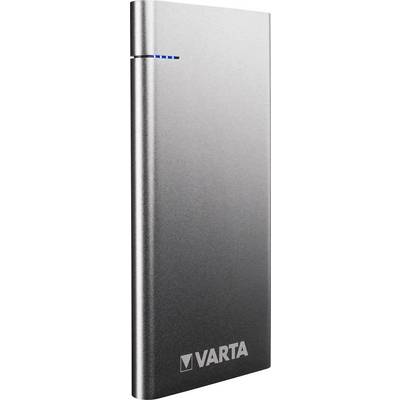 Varta Portable Slim Powerbank (batterie supplémentaire) 6000 mAh LiPo Micro USB argent affichage du statut-2