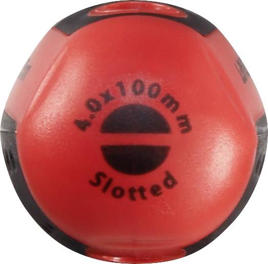 TOOLCRAFT pour l'atelier Tournevis pour vis à fente Largeur de lame: 4 mm Longueur de la lame: 102 mm DIN ISO 8764-1