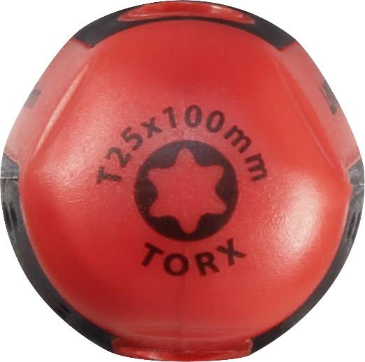 TOOLCRAFT pour l'atelier Tournevis Torx Taille (tournevis) T 25 Longueur de la lame: 100 mm DIN ISO 8764 1 pc(s)-1