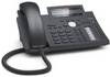 SNOM D345 Téléphone VoIP filaire fonction mains libres, port casque écran graphique noir