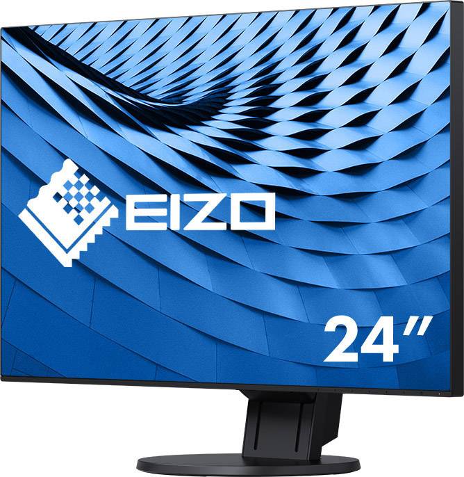 Moniteur LCD EIZO EV2451-BK noir CEE D (A - G) 60.5 cm 23.8 pouces 1920 x 1080 pixels 16:9 5 ms DisplayPort, DVI, HDMI™,-1