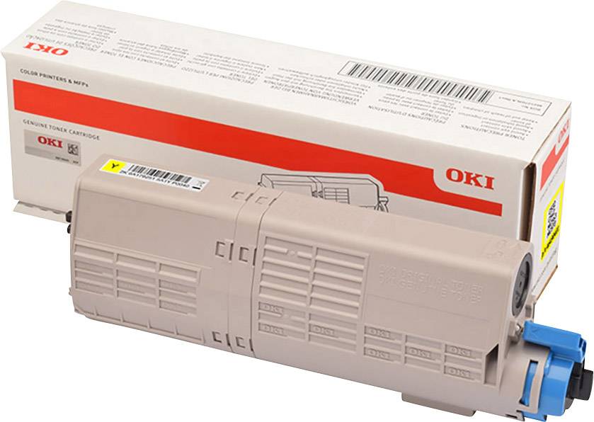OKI Toner C532 C542 MC563 MC573 d'origine jaune 1500 pages 46490401-0