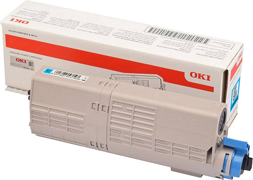 OKI Toner C532 C542 MC563 MC573 d'origine cyan 1500 pages 46490403-0