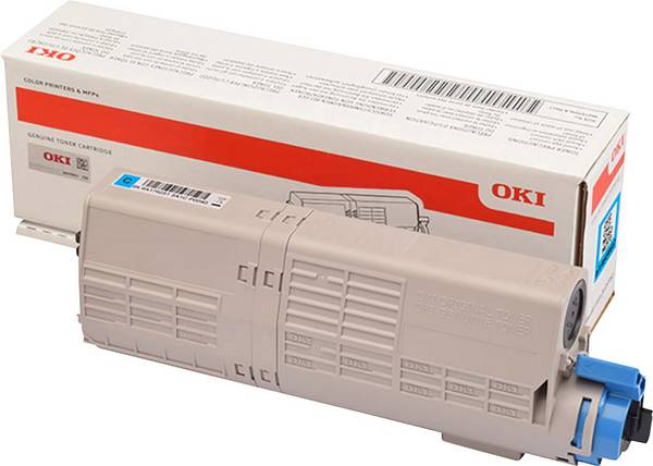 OKI Toner C532 C542 MC563 MC573 d'origine  cyan 6000 pages 46490607