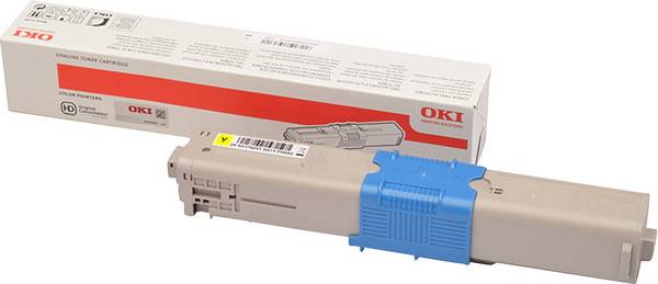 OKI Toner C332 MC363 d'origine  jaune 1500 pages 46508713