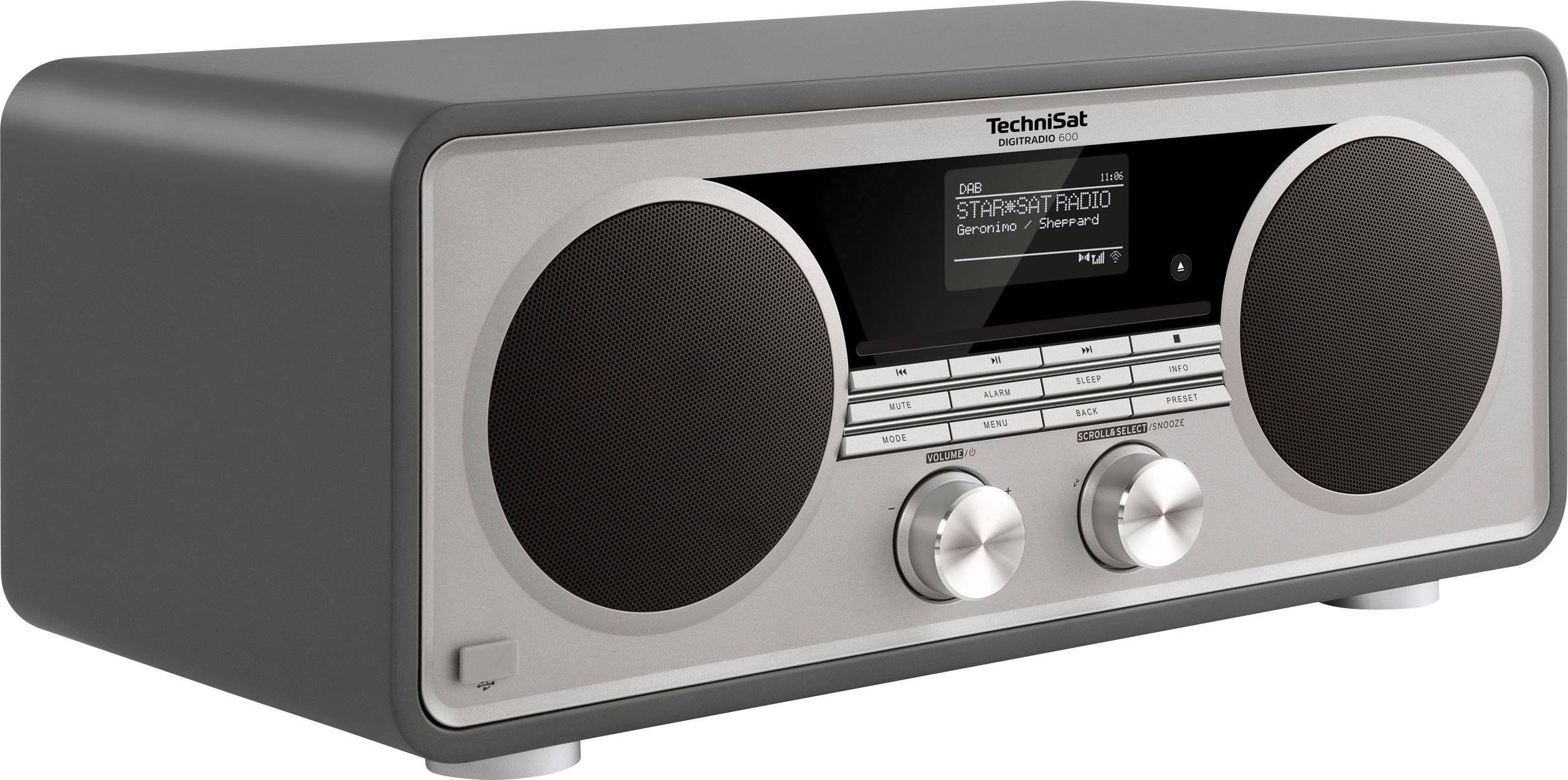 TechniSat DIGITRADIO 600 Radio de table DAB+, FM Bluetooth, radio LAN, USB